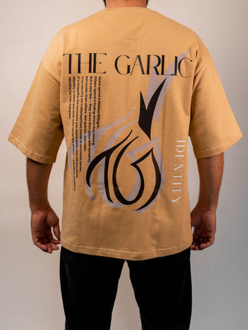 Identity Premium Signature 240 GSM T-Shirt, Rich Beige - The Garlic - The Garlic