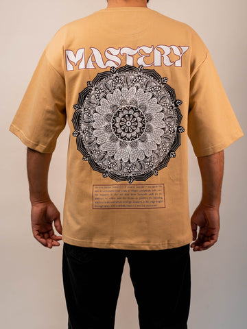 Mastery Premium Designer 240 GSM T-Shirt, Rich Beige - The Garlic - The Garlic