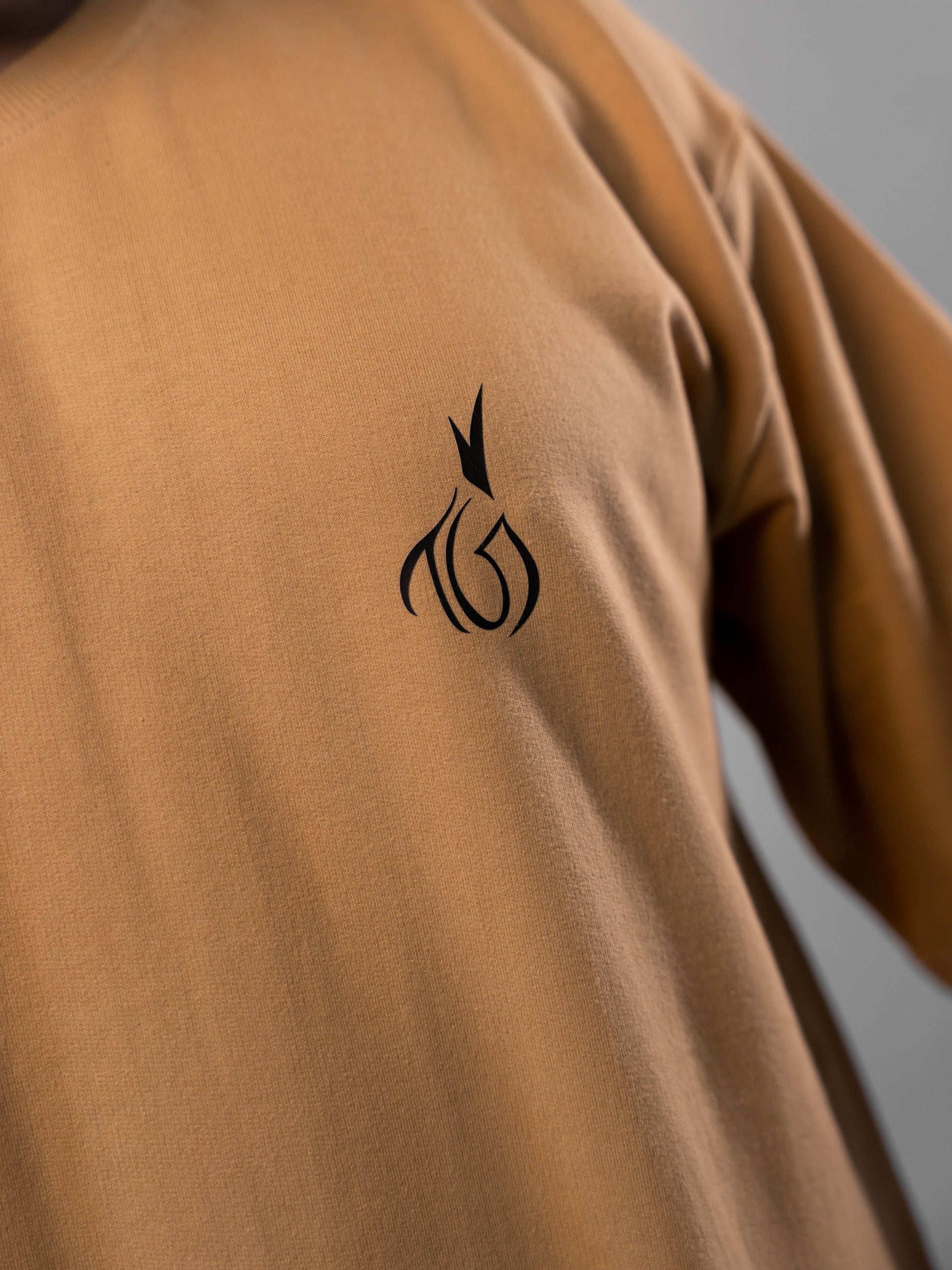 Balance Premium Designer 240 GSM T-Shirt, Rich Beige - The Garlic - The Garlic