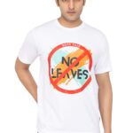 No Leaves Corporate Printed T-Shirt