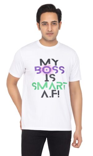 Smart Boss Corporate Printed T-Shirt