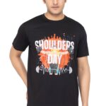 Shoulders Day Gym Printed T-Shirt